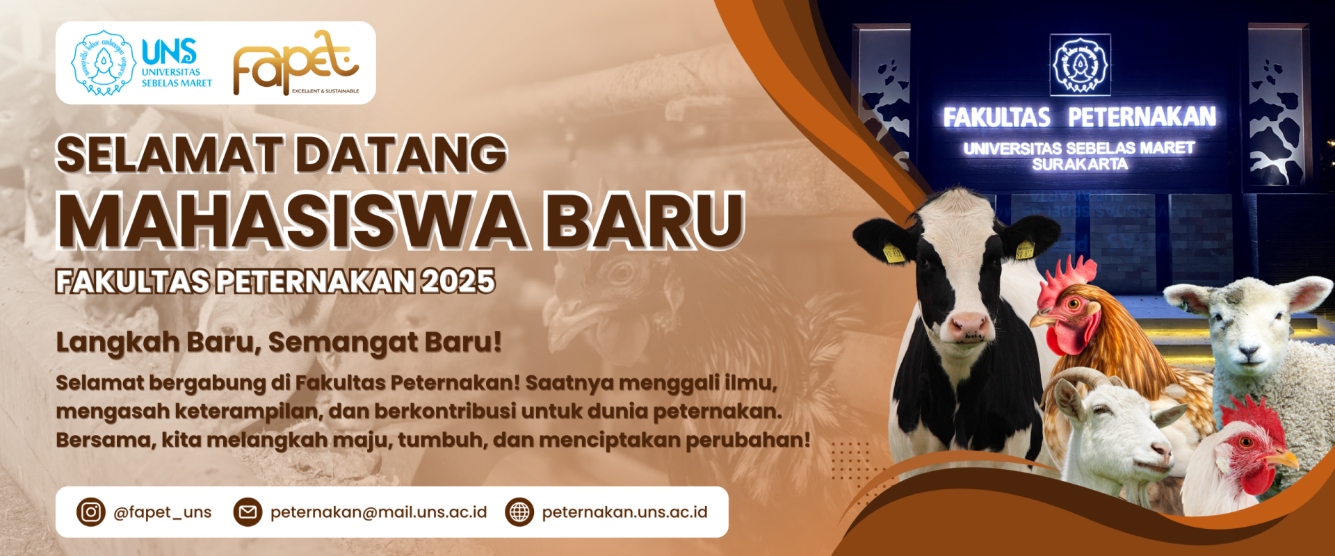 Hijau dan Putih Modern Selamat Datang Mahasiswa Baru Banner (1920 x 800 px)